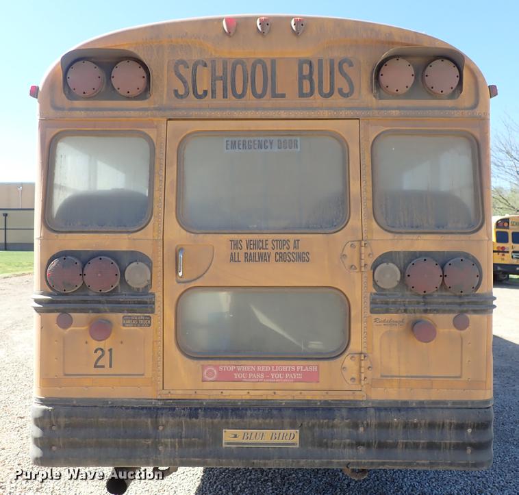 image for item DF1119 1996 GMC B7 Blue Bird school bus