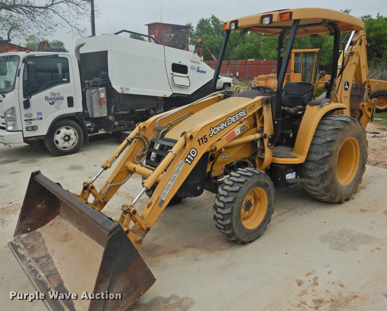 image for item DF2551 2008 John Deere 110 backhoe