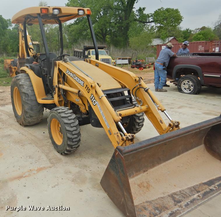 image for item DF2551 2008 John Deere 110 backhoe