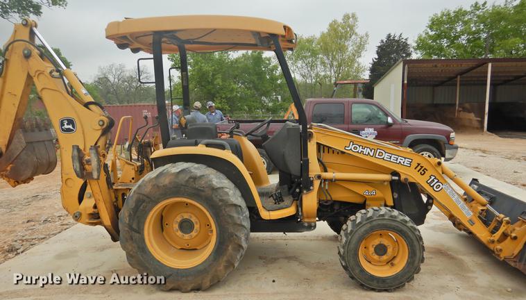 image for item DF2551 2008 John Deere 110 backhoe