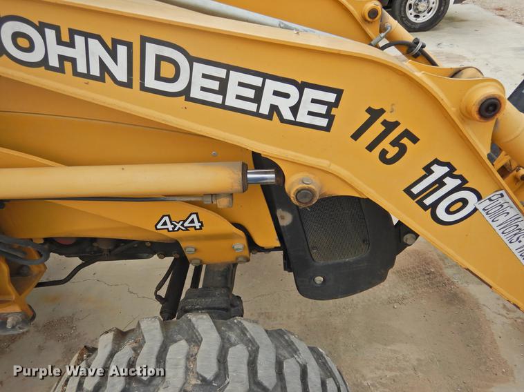 image for item DF2551 2008 John Deere 110 backhoe