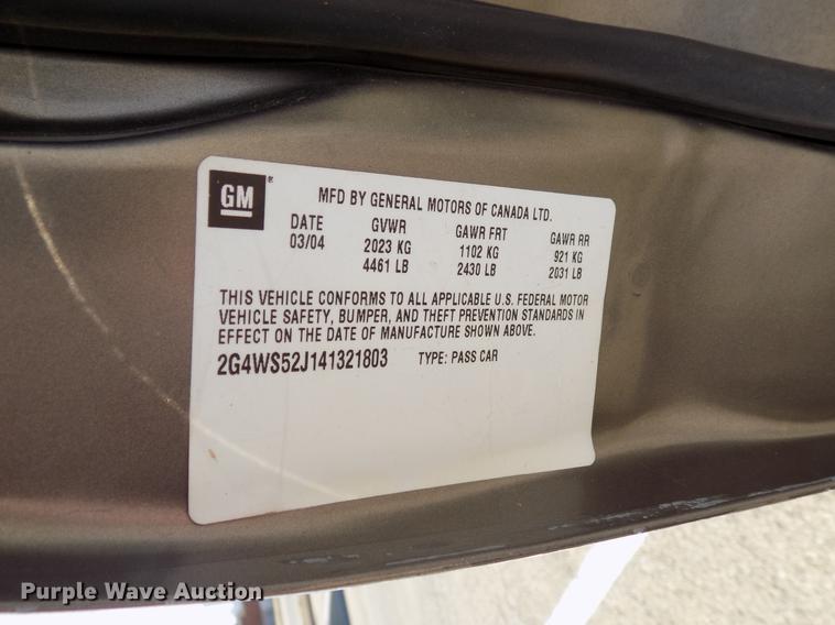 image for item DF4426 2004 Buick Century