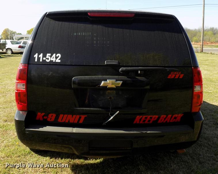 image for item DF4437 2011 Chevrolet Tahoe Police SUV