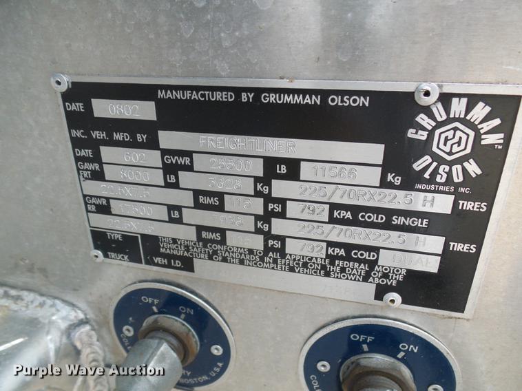 image for item DF7179 2003 Freightliner MT55 DWI/DUI enforcement/command center truck