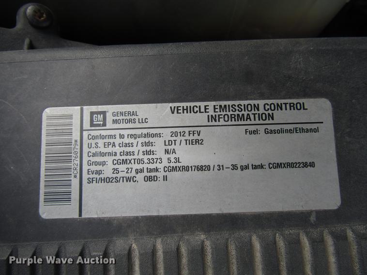 image for item DF7940 2012 Chevrolet Tahoe Police SUV