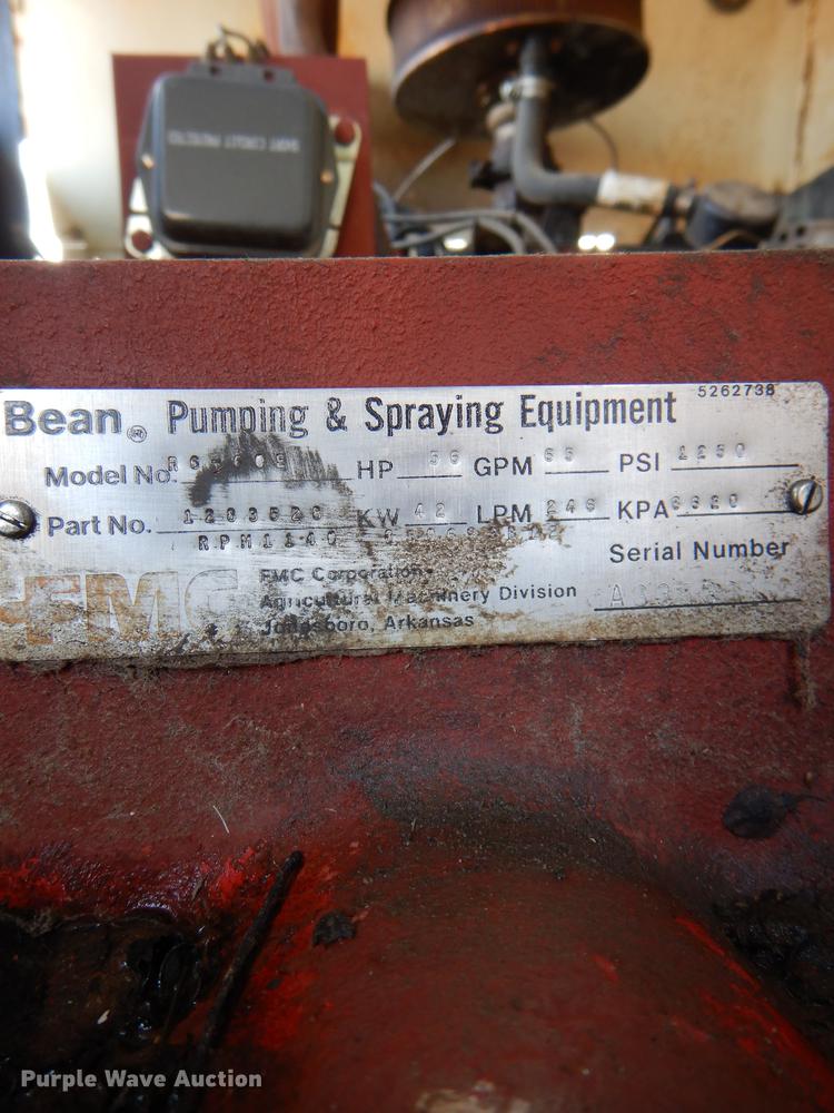 image for item DG0921 FMC sewer jetter