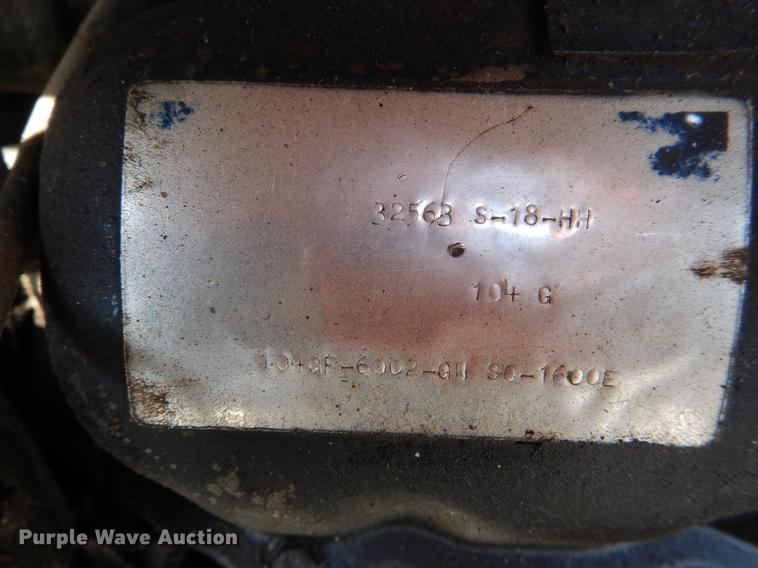 image for item DG0921 FMC sewer jetter