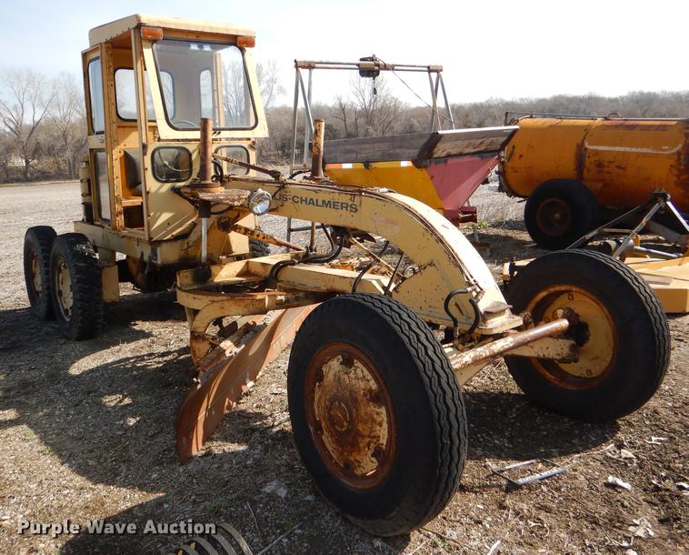 image for item DG0923 Allis Chalmers rigid frame motor grader