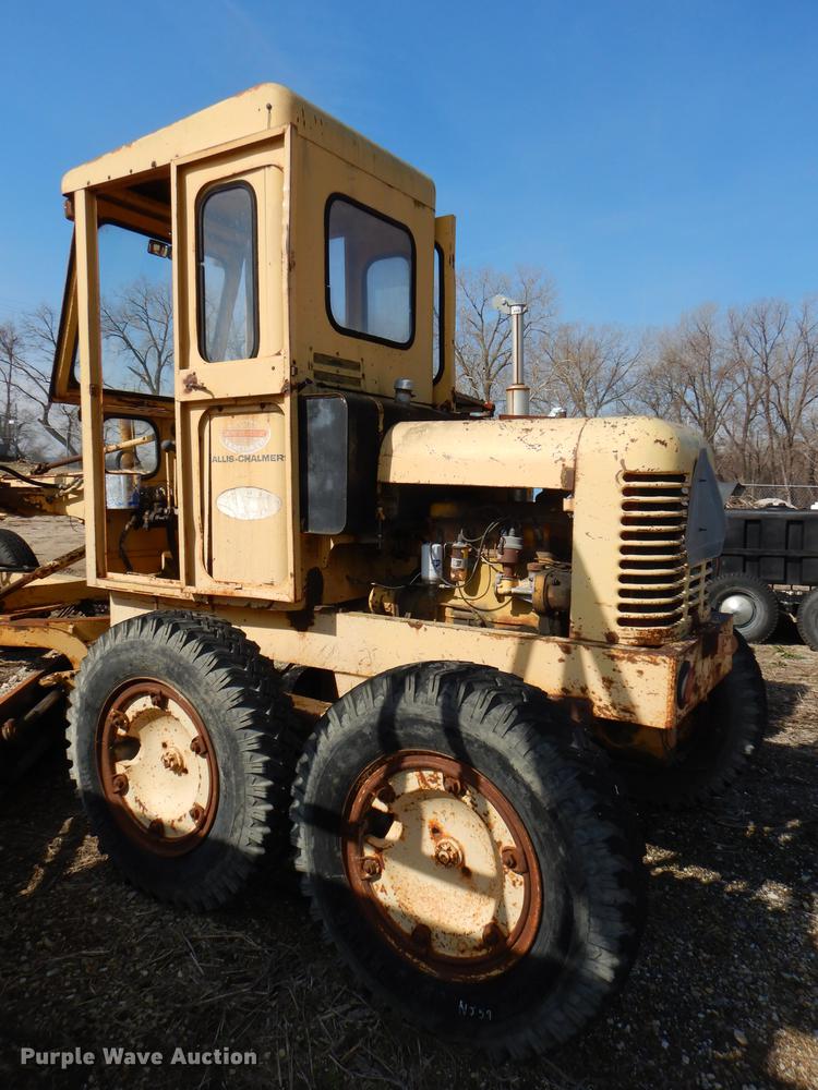 image for item DG0923 Allis Chalmers rigid frame motor grader