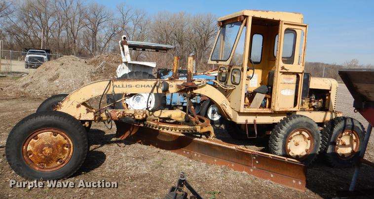 image for item DG0923 Allis Chalmers rigid frame motor grader