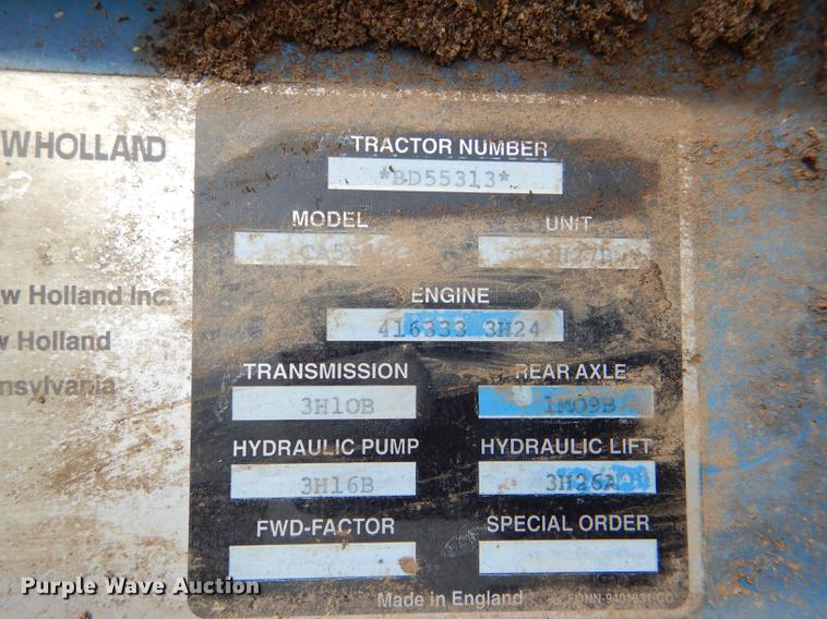 image for item DG0987 1993 Ford 3930 tractor