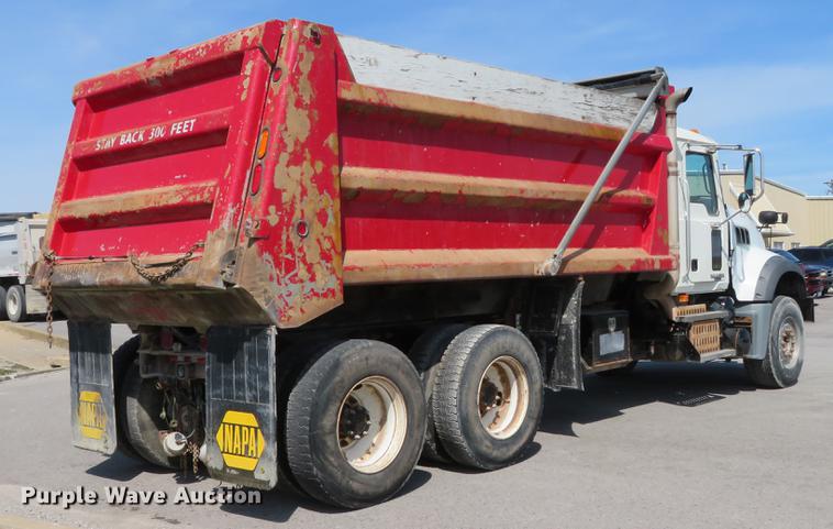 image for item DG3944 2010 Mack GU713 Granite dump truck