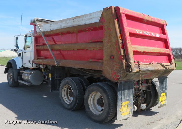 image for item DG3944 2010 Mack GU713 Granite dump truck