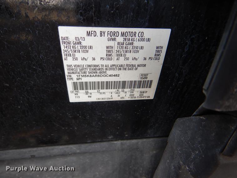 image for item DI9453 2013 Ford Explorer Police Interceptor SUV