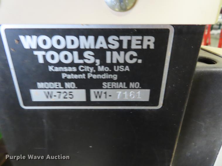 image for item DI9478 Woodmaster W-725 wood planer