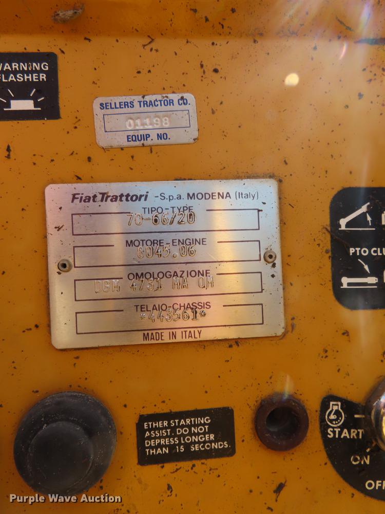 image for item DN9033 Fiat Hesston 70-66 tractor