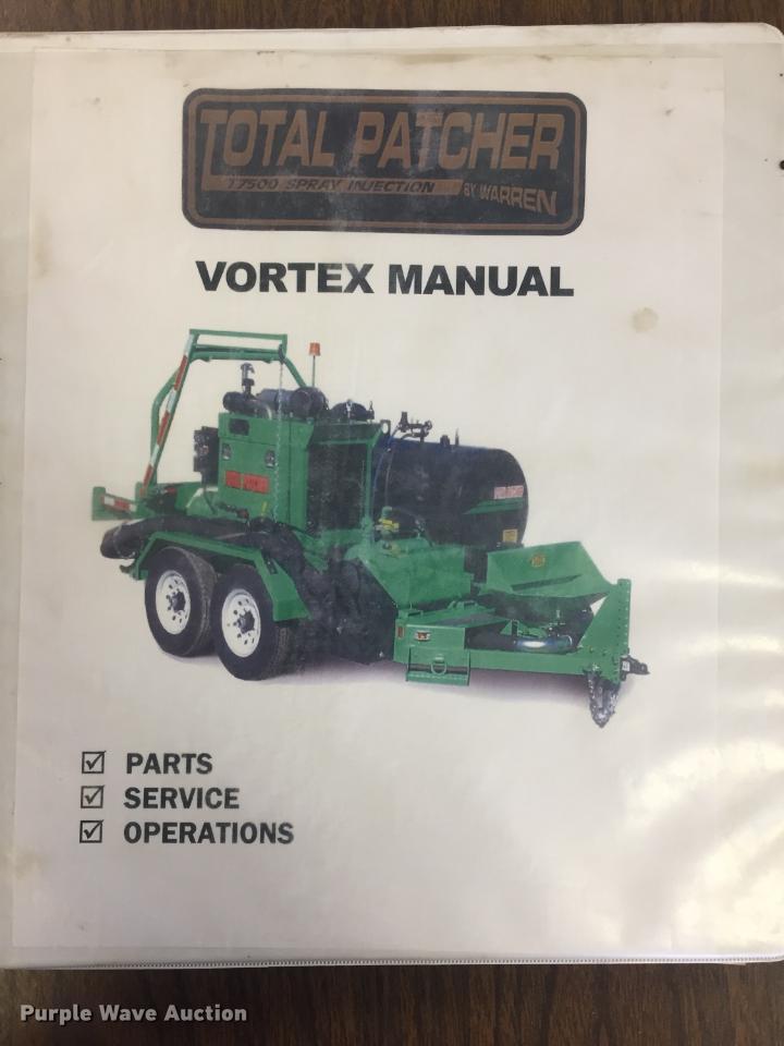 image for item DN9034 Total Patcher Vortex T7500 pot hole patcher