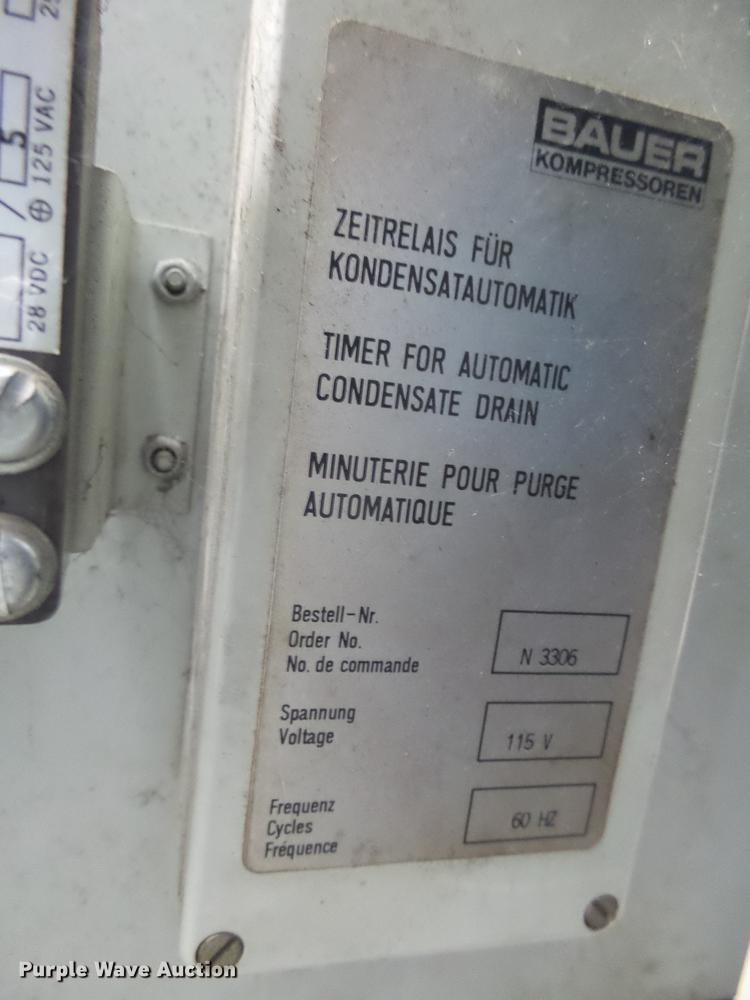 image for item DX9161 1987 Bauer N14-E3 compressor