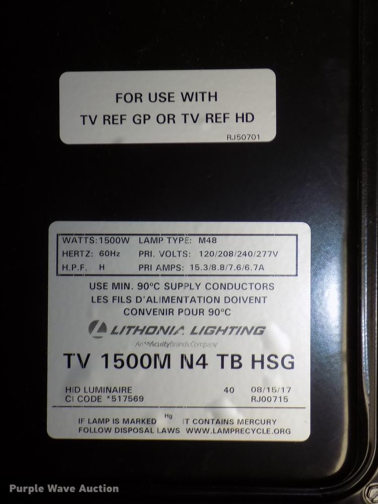 image for item DZ9674 Metal halide lights