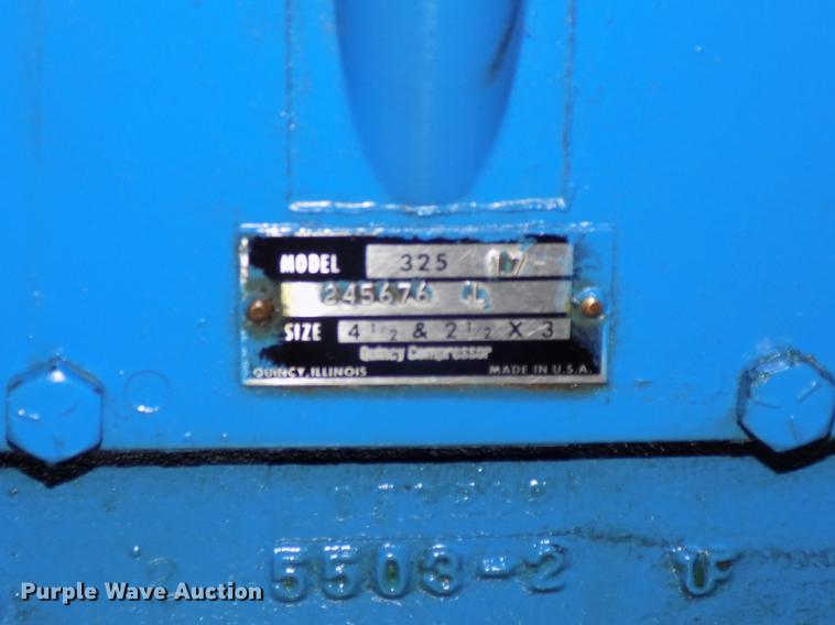 image for item DZ9676 Quincy 325 air compressor