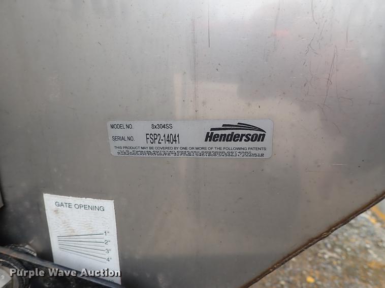 image for item EH9226 Henderson 8X304SS stainless steel spreader