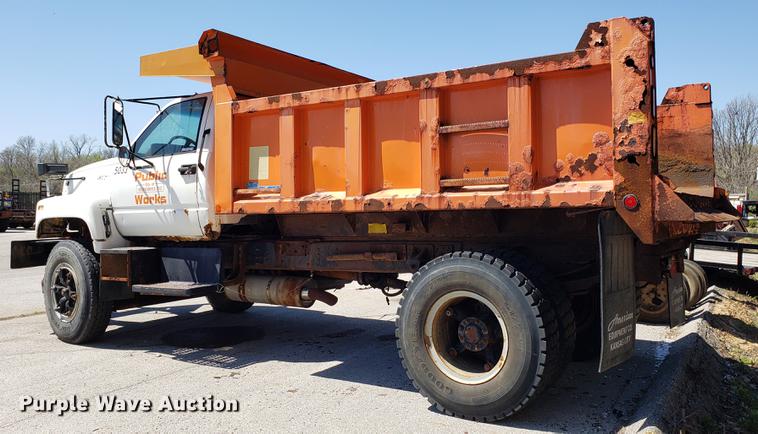 image for item EN9887 1991 Chevrolet Kodiak C6500 dump truck