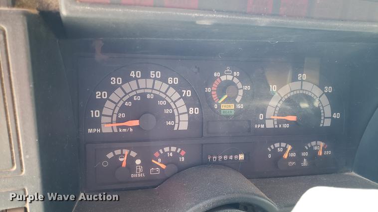 image for item EN9887 1991 Chevrolet Kodiak C6500 dump truck