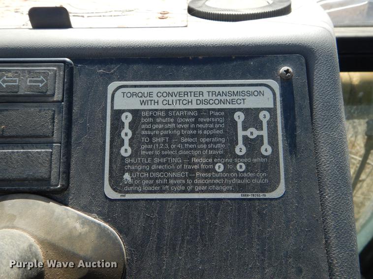 image for item EZ9754 Ford 555D industrial tractor