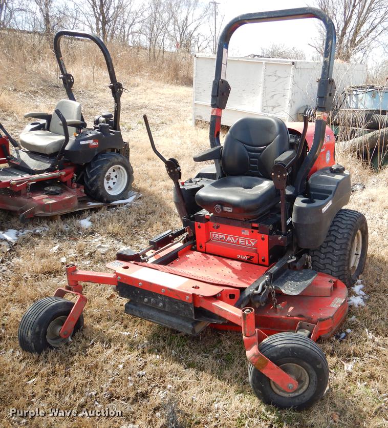 image for item EZ9760 Gravely 260Z ZTR lawn mower