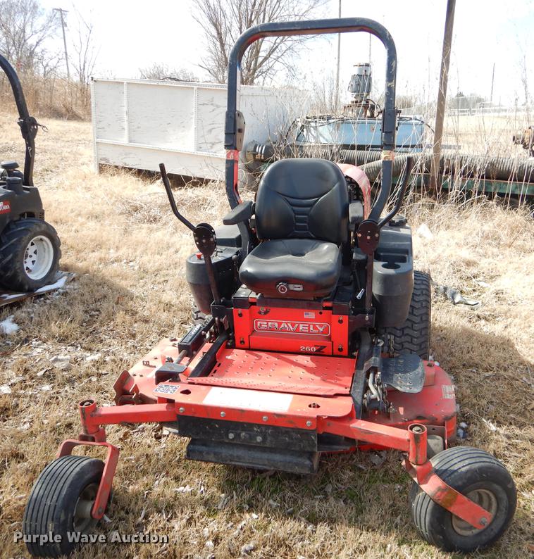 image for item EZ9760 Gravely 260Z ZTR lawn mower