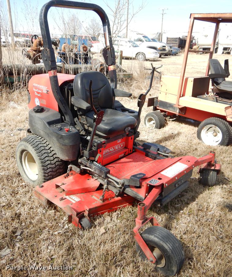 image for item EZ9760 Gravely 260Z ZTR lawn mower