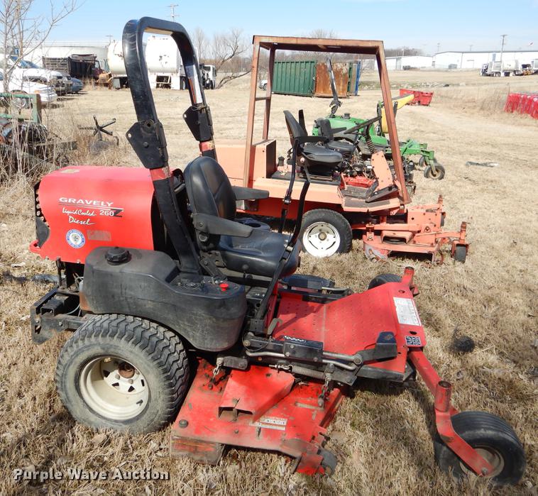 image for item EZ9760 Gravely 260Z ZTR lawn mower