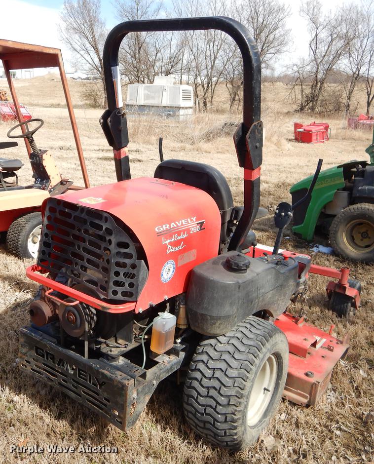 image for item EZ9760 Gravely 260Z ZTR lawn mower