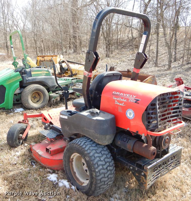 image for item EZ9760 Gravely 260Z ZTR lawn mower