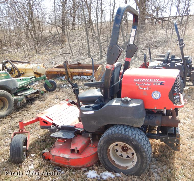 image for item EZ9760 Gravely 260Z ZTR lawn mower