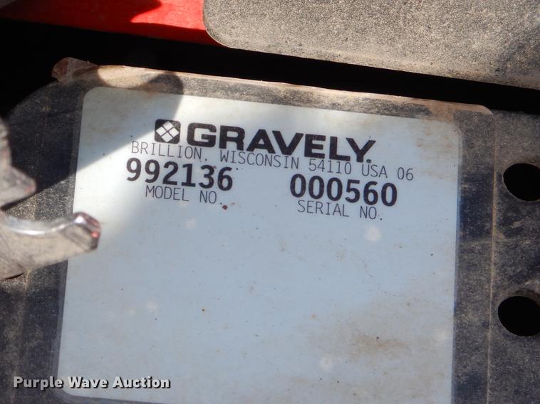 image for item EZ9760 Gravely 260Z ZTR lawn mower