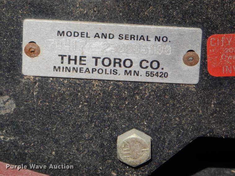 image for item EZ9761 Toro 74417 ZTR lawn mower