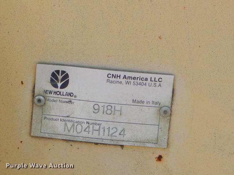image for item EZ9765 New Holland 918H flail mower