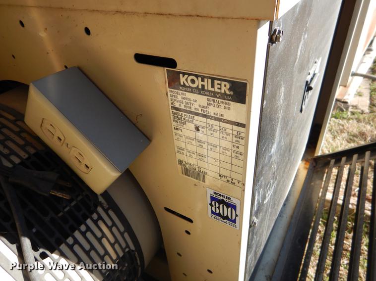 image for item EZ9780 2003 Kohler 20RZ generator