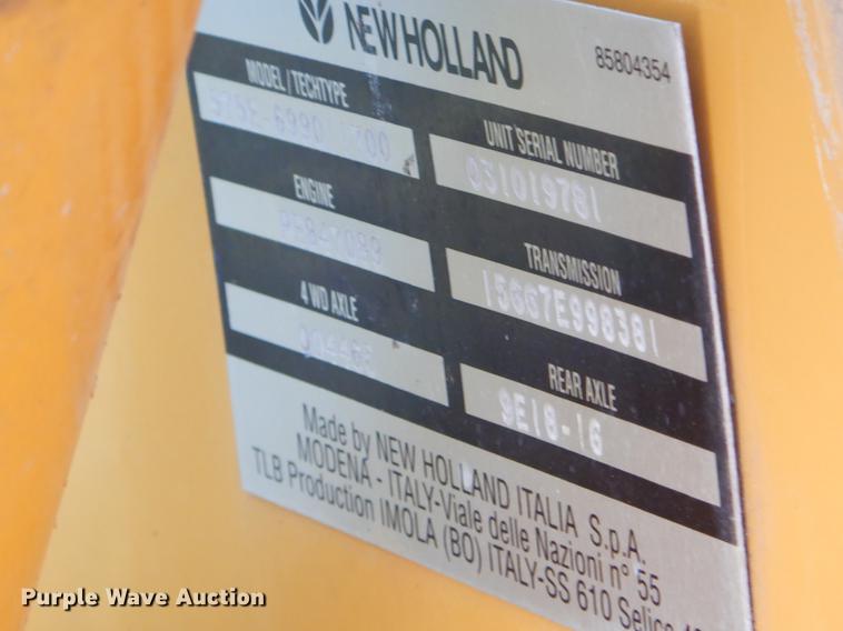 image for item EZ9932 1996 New Holland 575E backhoe