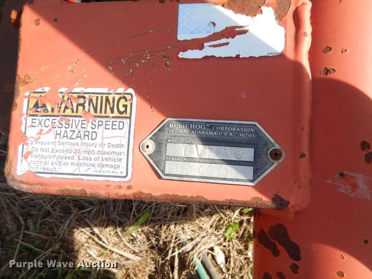 image for item EZ9933 Bush Hog TVM50 dethatcher