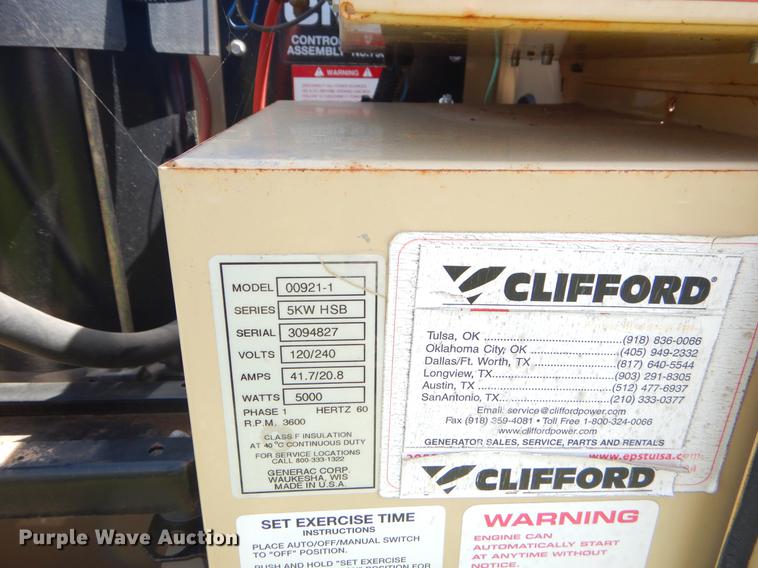 image for item EZ9936 Generac 00921-1 generator