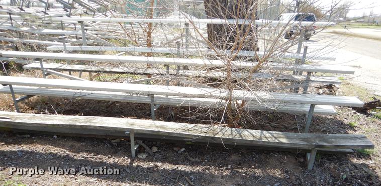 image for item EZ9941 (12) aluminum bleachers