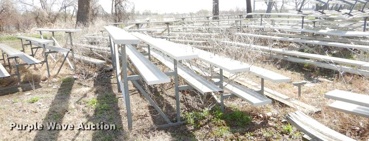 image for item EZ9941 (12) aluminum bleachers