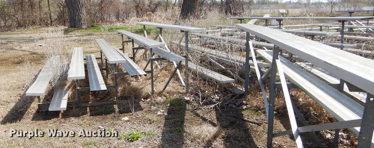 image for item EZ9941 (12) aluminum bleachers