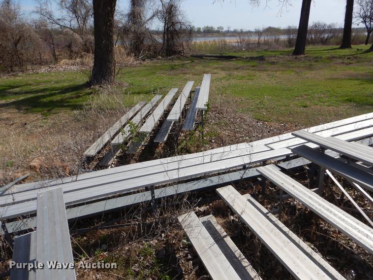 image for item EZ9941 (12) aluminum bleachers