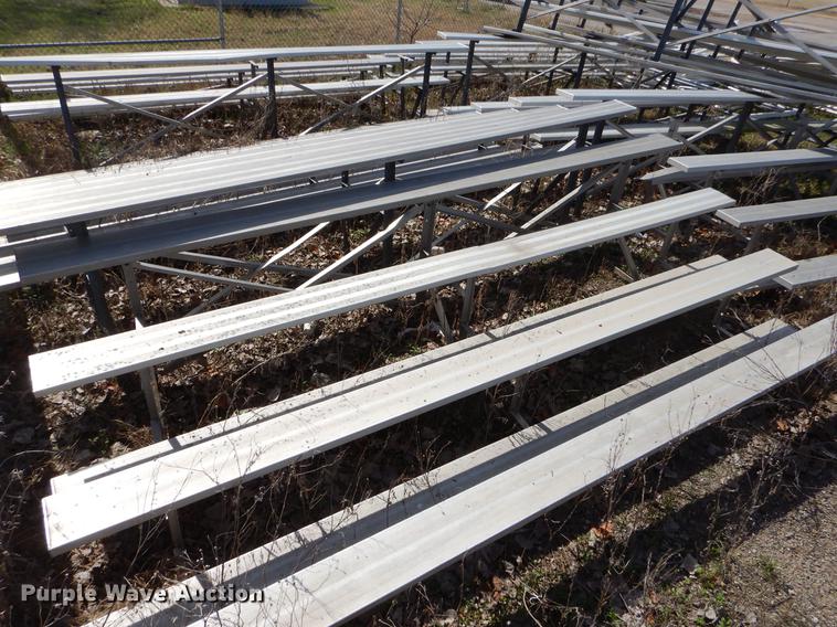 image for item EZ9941 (12) aluminum bleachers