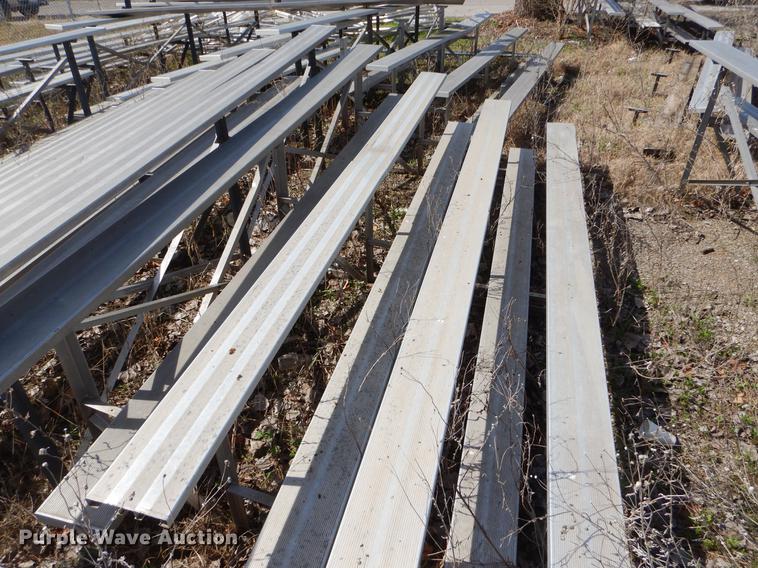 image for item EZ9941 (12) aluminum bleachers