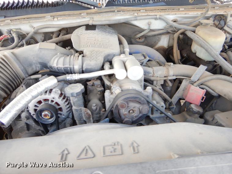 image for item EZ9964 2002 Chevrolet Silverado 3500 dump flatbed pickup truck