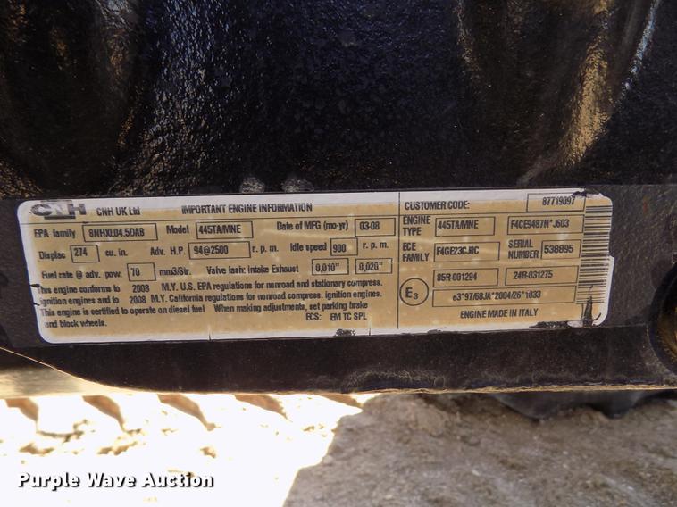 image for item FA9620 2009 Case IH Farmall 95 MFWD tractor